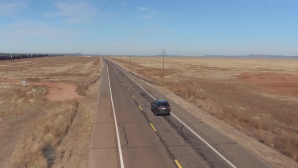 SUV coche de conducción — Vídeo de stock