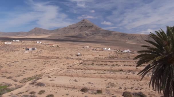 Woestijn in Canarische eilanden — Stockvideo