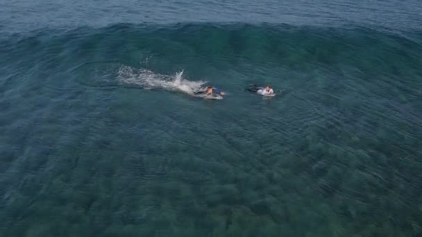 Surfing i Kanarieöarna — Stockvideo