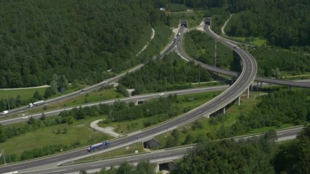高速公路路口 — 图库视频影像