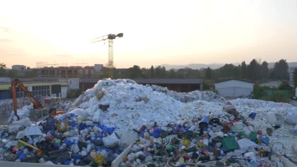 Vertedero de basura — Vídeo de stock