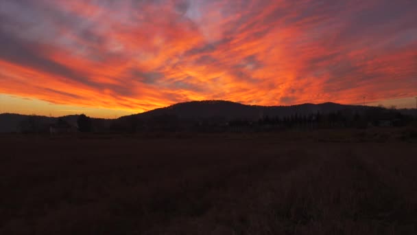 Niebo o zachodzie słońca — Wideo stockowe
