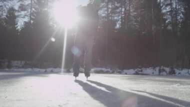 Kamera önünde durdurma hokey oyuncusu