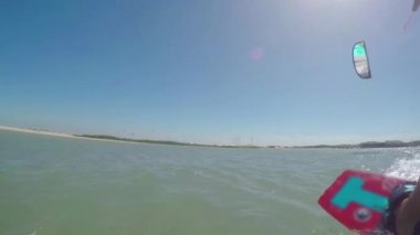 Kitesurfing düz su