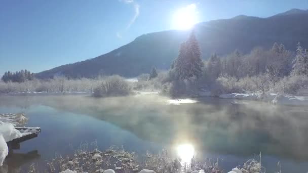 Зимняя страна чудес — стоковое видео