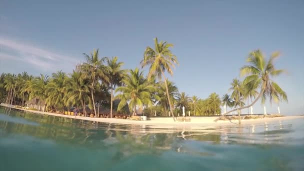 Isola esotica delle Maldive — Video Stock