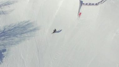 Snowboard atlama büyük golcü