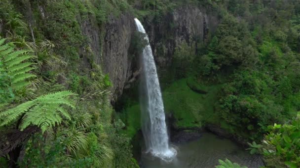 MOTION LENT : Grande belle cascade au milieu de la jungle 