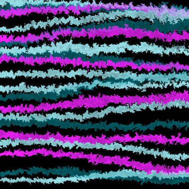 Soyut parlak akrilik renkler Sonsuzluk deseni: pembe, mavi, devekuşu, mor ve beyaz.