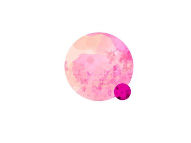 Suluboya Uzay Gezegenleri. Suluboya uzay zirvesi, kozmos, izole edilmiş retro gezegenler. Kuyruklu yıldızlar, ay, yıldızlar, osteroid, stilize gezegenler - çizim. Vintage gezegenler hastalıklı