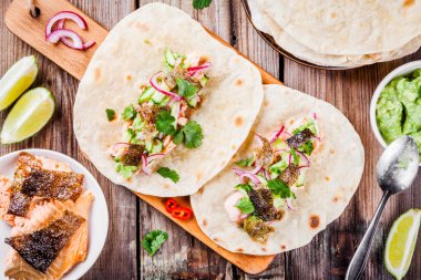 somon ile ev yapımı tacos