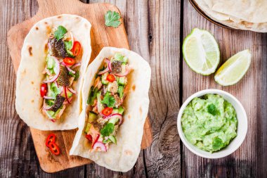 somon ile ev yapımı tacos