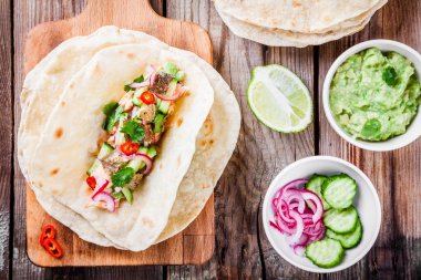 somon ile ev yapımı tacos