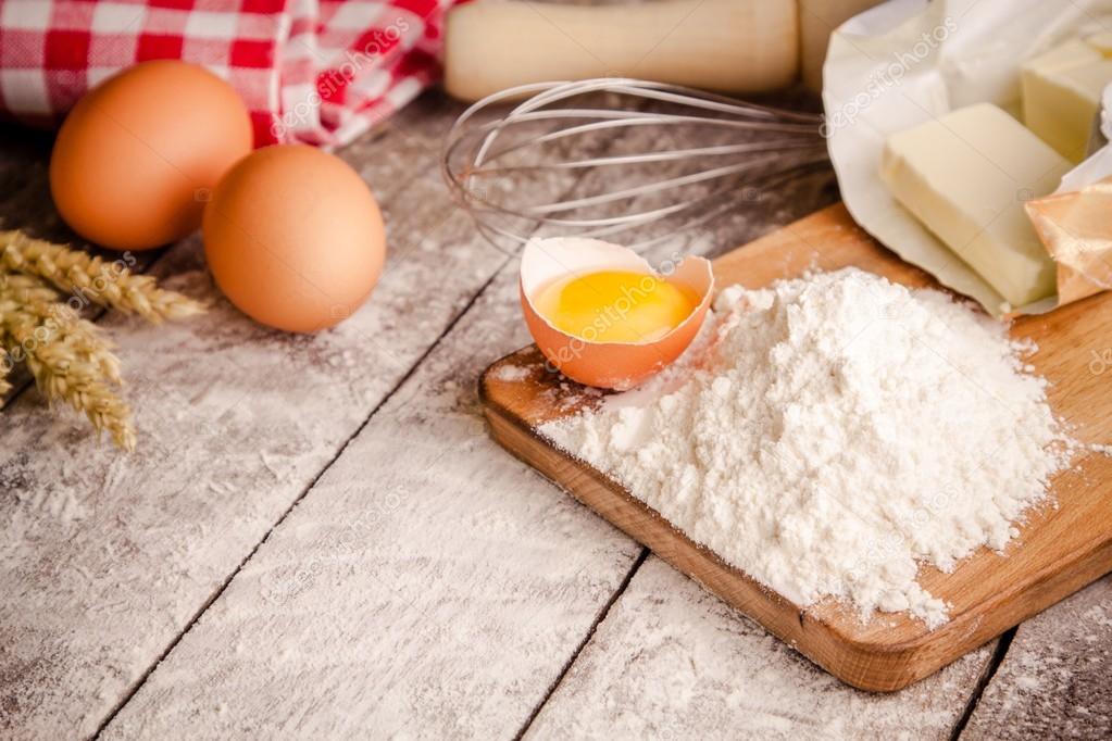 Baking cookies, ingredients for cakes — Stock Photo © nblxer 59962167