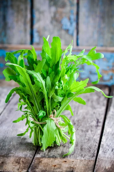 Bunch of organic arugula — Stock Photo, Image