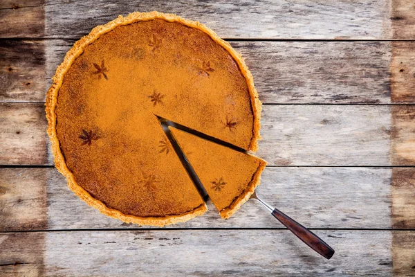 Homemade pumpkin pie — Stock Photo, Image