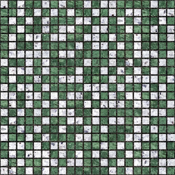 Mozaika Białym Zielonym Marmurze Element Wyposażenia Wnętrz Płytki Ceramiczne Płynna — Zdjęcie stockowe