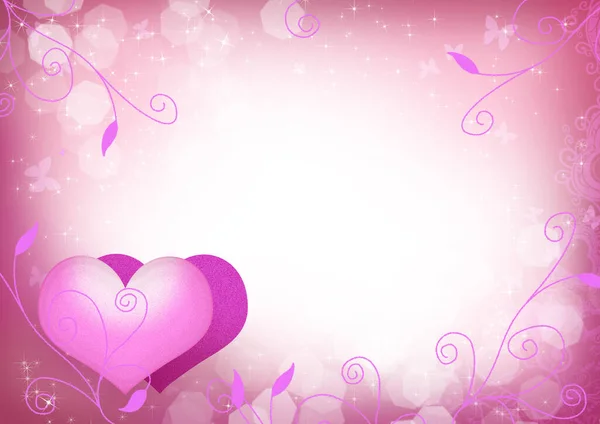 Festive Romantic Beautiful Background Valentine Day — Stock Photo, Image