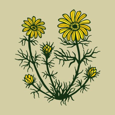 Çiçekler pürüzsüz desen. Vektör hisse senedi illüstrasyonu E10. 