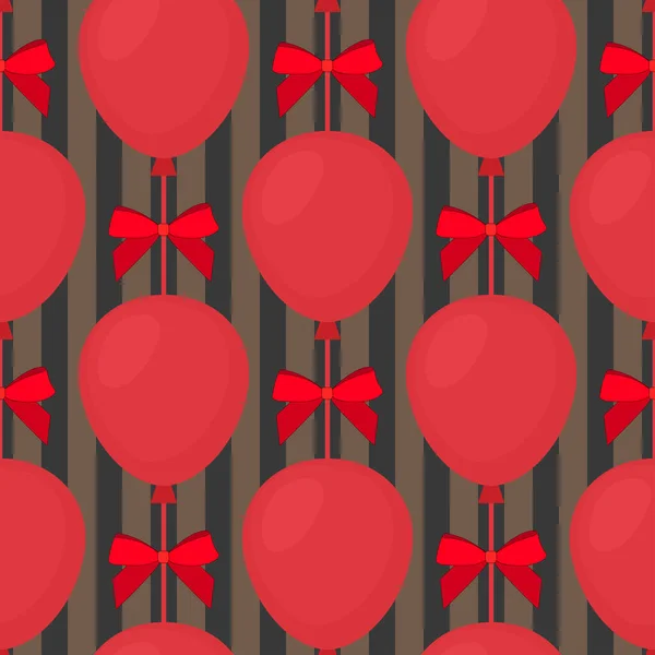気球のシームレスなパターン ベクターストックイラストEps10 — ストックベクタ