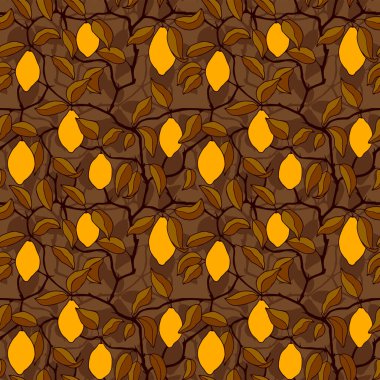 Limonlu kusursuz vektör çizimi