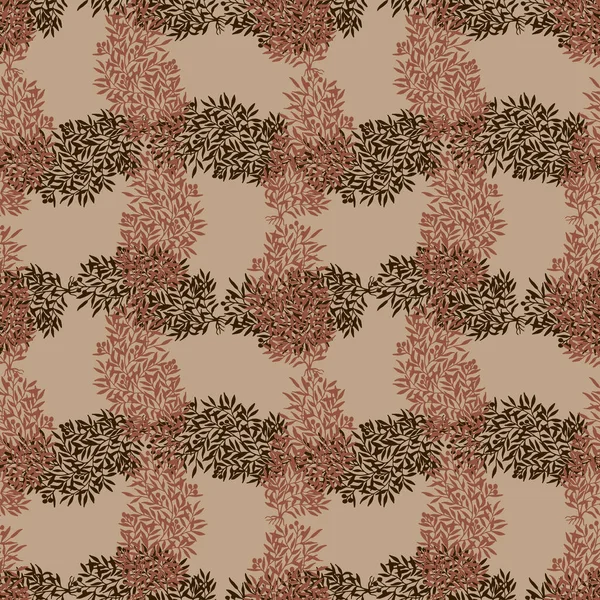 Motif Floral Abstrait Sans Couture Pour Fond Texture Textile Papier — Image vectorielle