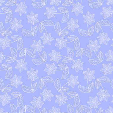 Orkide çiçekleri pürüzsüz desen. Vektör hisse senedi illüstrasyonu E10