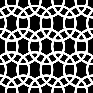 Kusursuz geometrik daireler, halkalar. Retro tarzı. Stok vektör illüstrasyonu eps10.