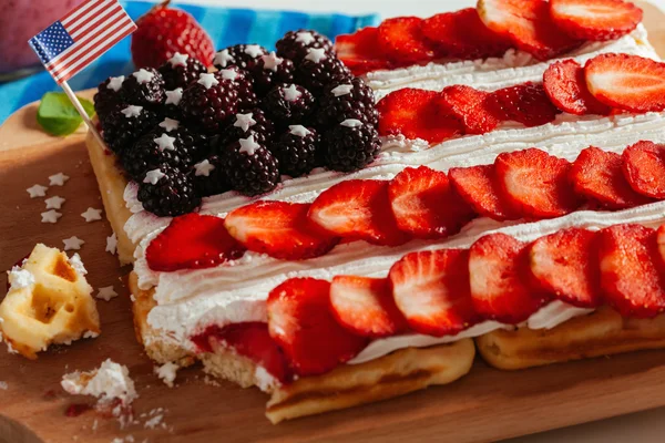 Americano fatto in casa prima colazione — Foto Stock