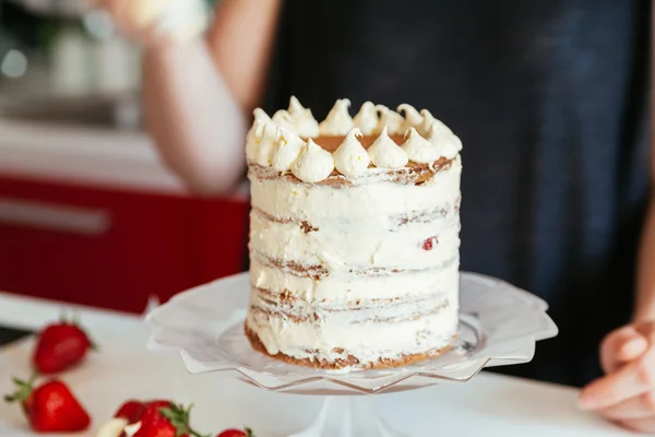 Nagie ciasto — Zdjęcie stockowe