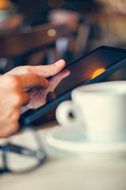 Cafe dinlenme zamanında