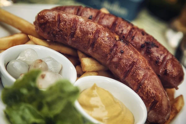 Grilled Sausages — Stock Photo, Image