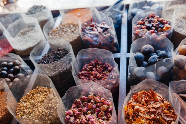 Varias especias en Spice Stall — Foto de Stock