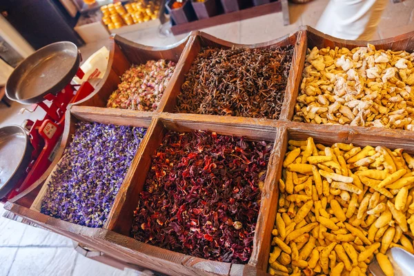 Spices At The Spice Souk Of Deira. Dubai, UAE — Stock Photo, Image
