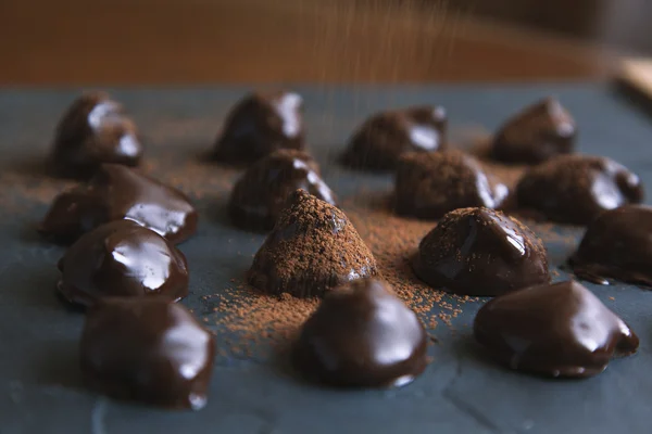 Trufas de chocolate — Foto de Stock