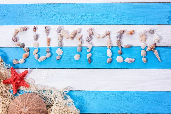 Zomer strand scène — Stockfoto