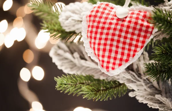 Addobbi natalizi con cuore — Foto Stock