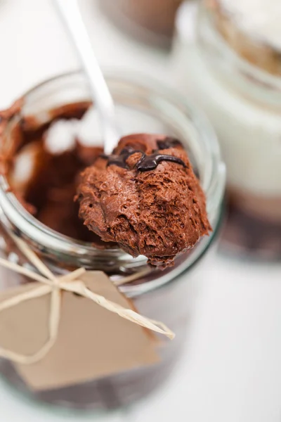 Sweet Jar with Spoon — стоковое фото