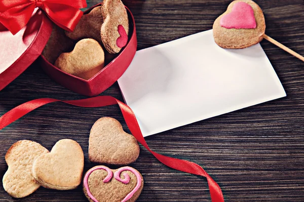 Dia dos Namorados Cookies — Fotografia de Stock