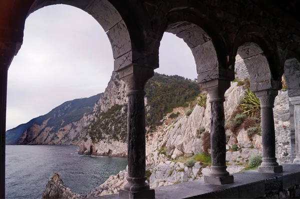Blick auf die Bucht von Portovenere, Italien — Stockfoto