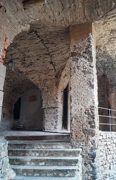 Portovenere, Liguria, İtalya'nın tipik köşe