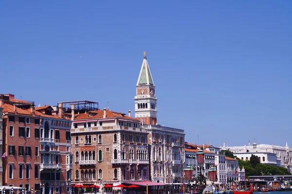 Čtvercové nábřeží San Marco, Benátky, Itálie — Stock fotografie