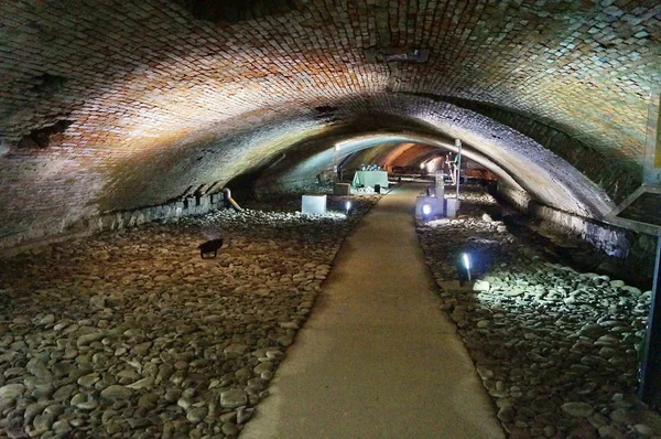 Underground of the ancient Ceppo hospital, Pistoia, Italy — Stock Photo, Image