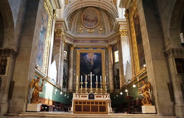 Interieur van de kathedraal van Saint Zeno, Pistoia, Italië — Stockfoto