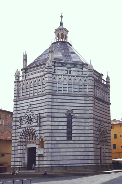 Baptistério de Pistoia, Toscana, Itália — Fotografia de Stock