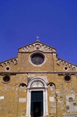 Volterra, Toskana, İtalya Katedrali Cephesi