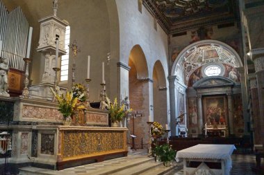 Volterra, Toskana, İtalya Katedrali 'nin İçi