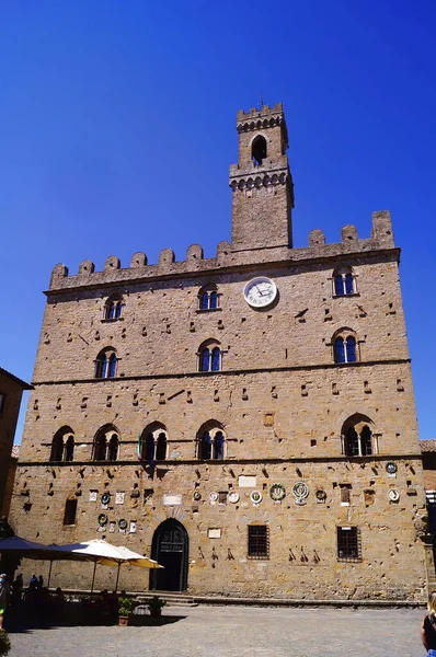 Priori Palace Volterra Toskánsko Itálie — Stock fotografie