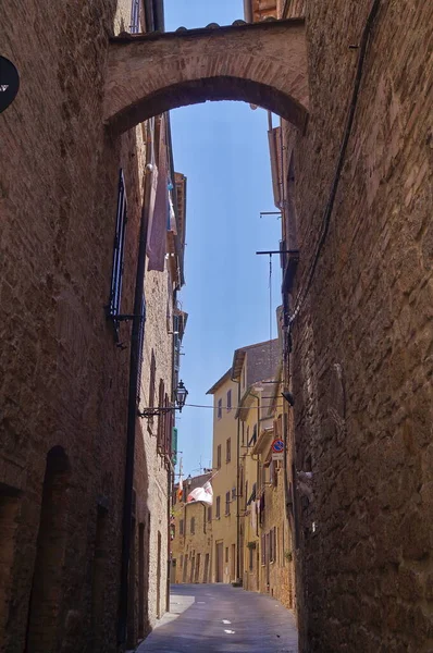 Calle Típica Volterra Toscana Italia —  Fotos de Stock