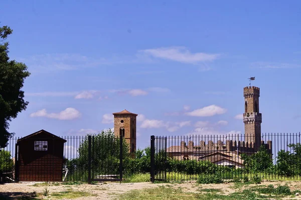 View Volterra Archaeological Park Fiumi Tuscany Italy — Stock Photo, Image